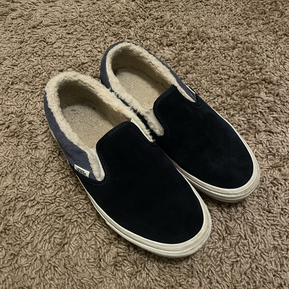 Furry Slip On Vans
